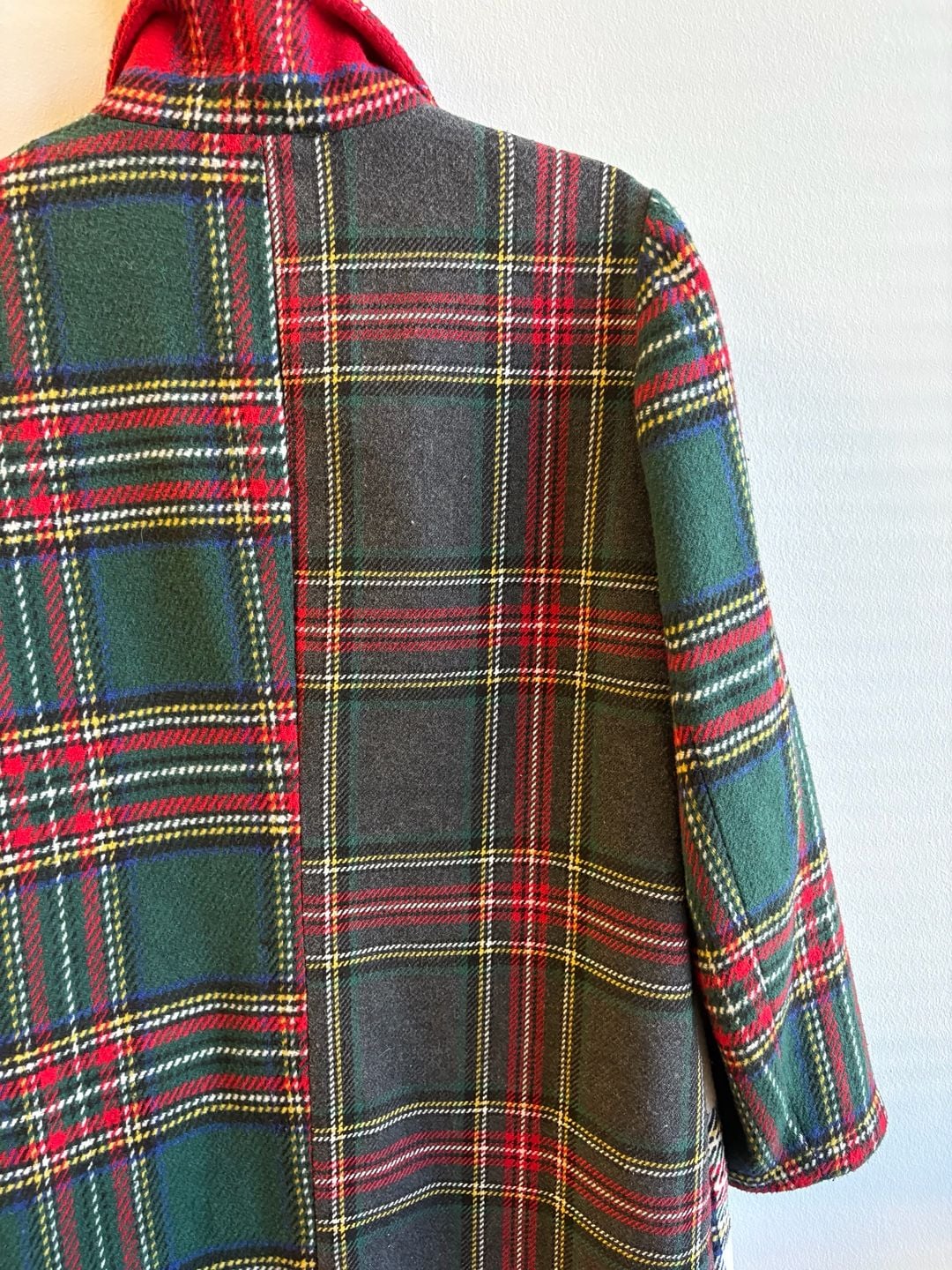 Current Mood Taste Of Fury Mixed Plaid Coat Red Multi 14