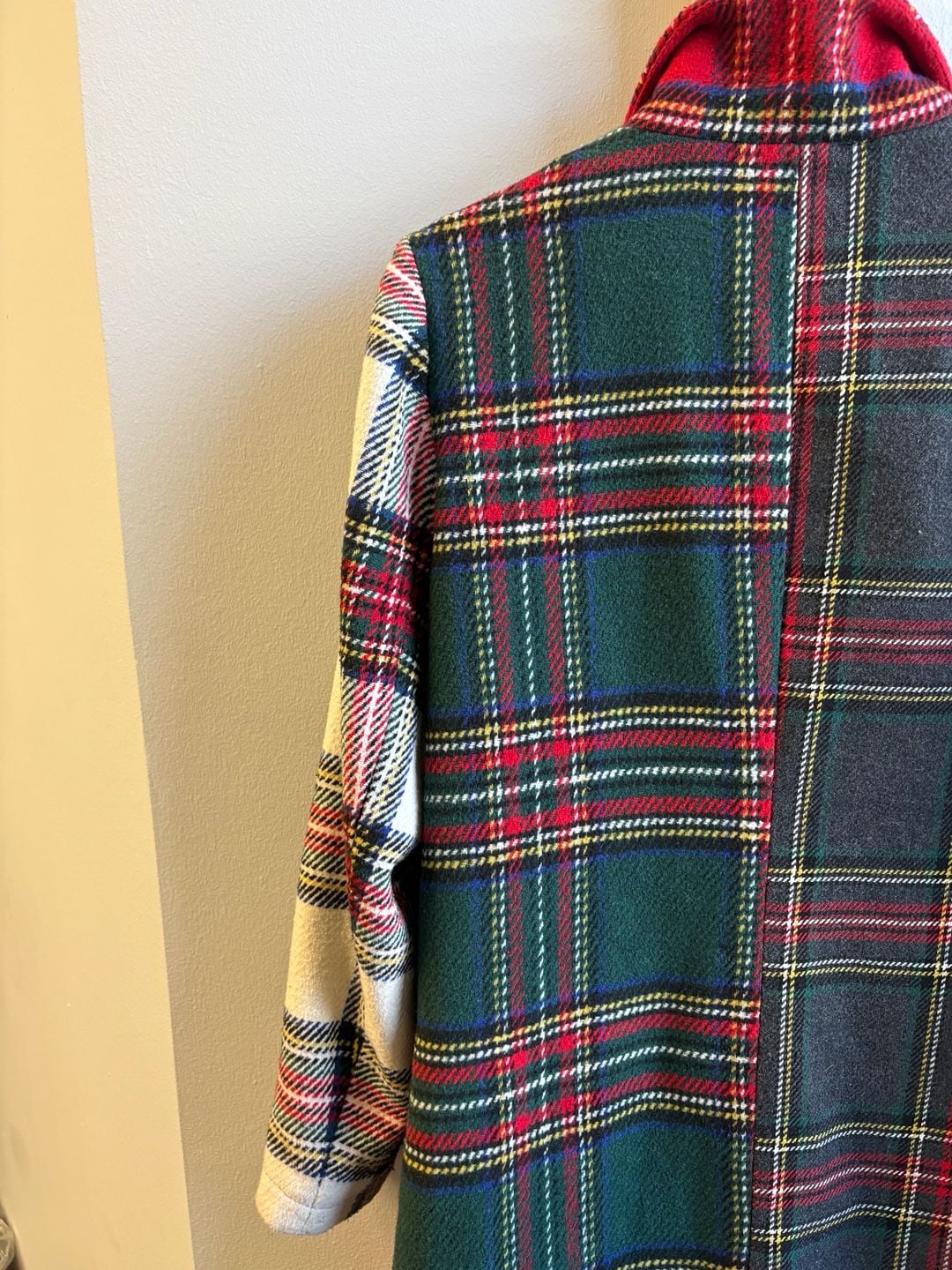 Current Mood Taste Of Fury Mixed Plaid Coat Red Multi 15