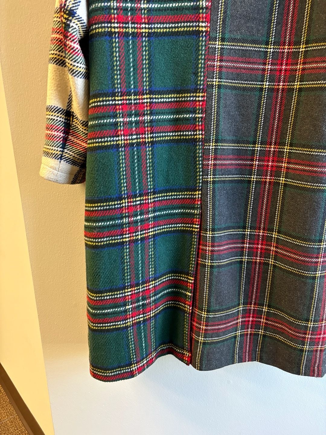 Current Mood Taste Of Fury Mixed Plaid Coat Red Multi 16