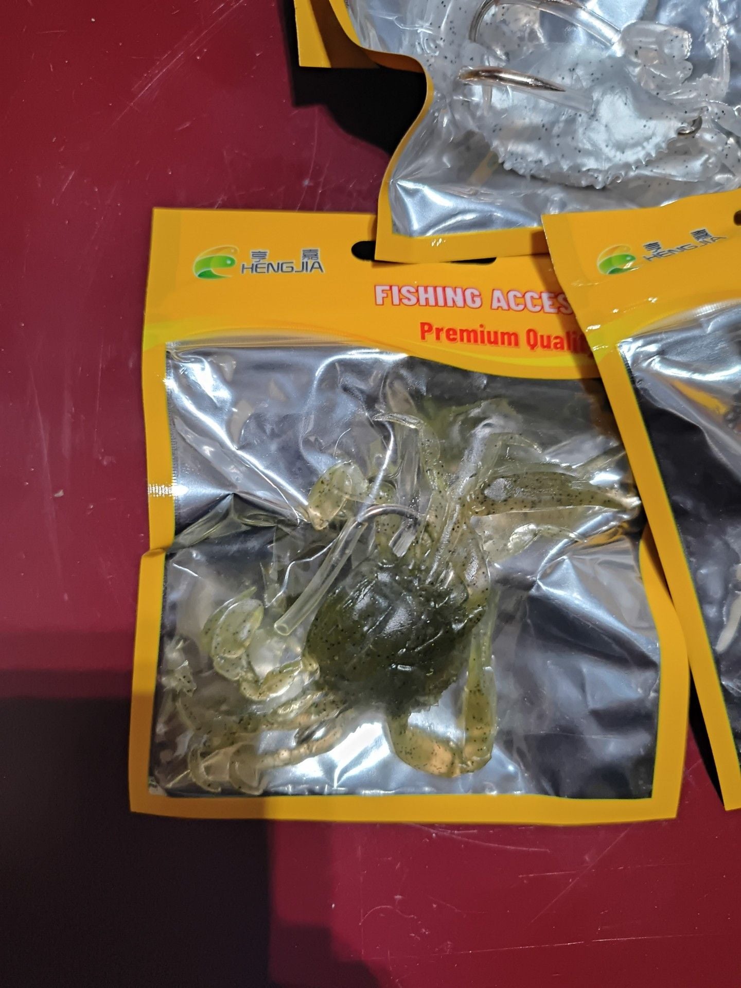3 HENGJIA Fishing Accessories Crab Soft Fishing Lure 4