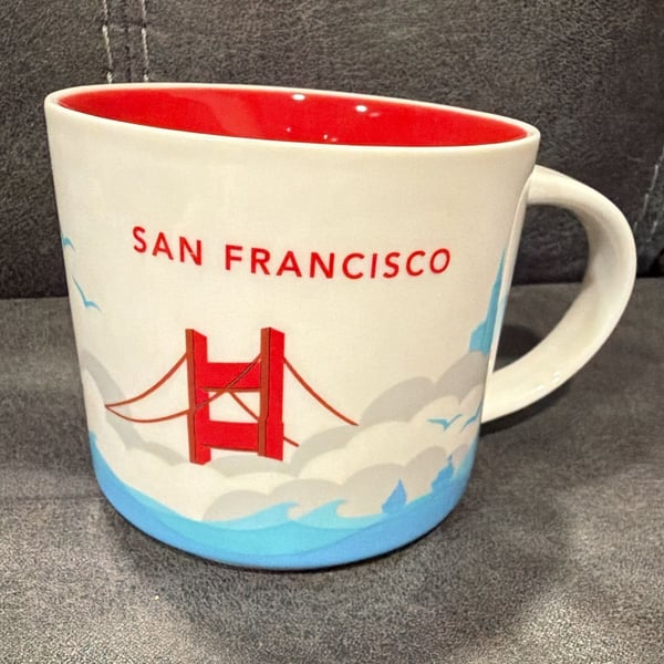 Starbucks You Are Here Collection San Francisco Mug 14 oz
