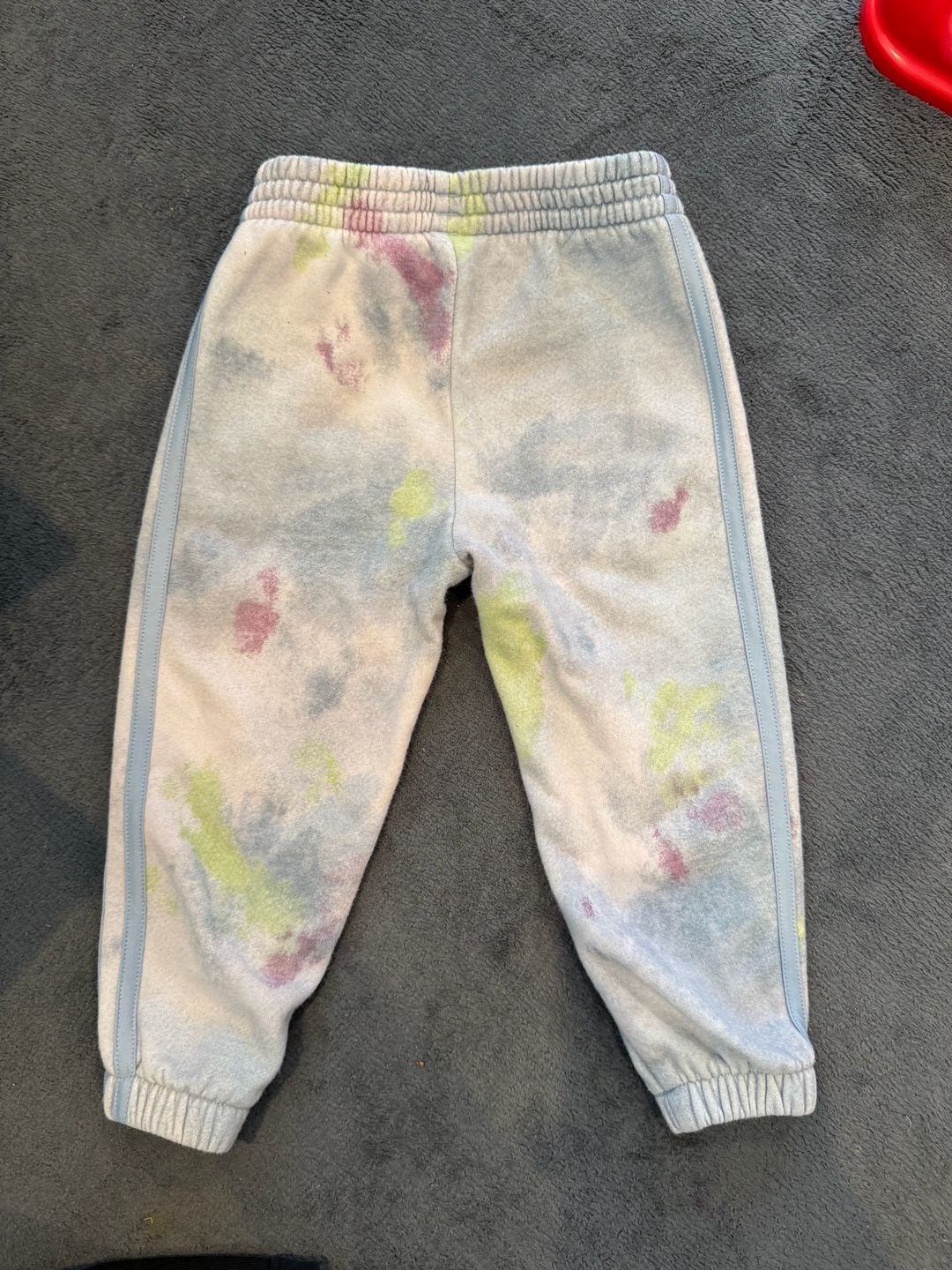 Adidas Cotton Fleece Joggers Size 2T Tie Dye Sweatpants 6
