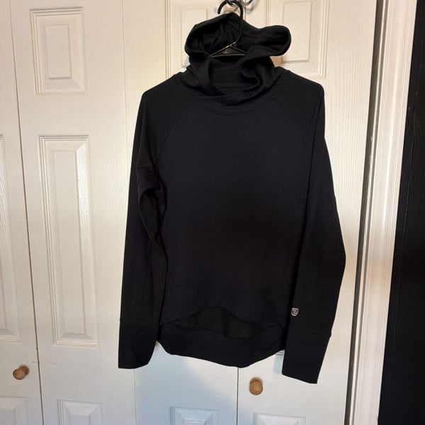 Etonic Athletic Hoodie Size S-C Black Pullover Sweatshirt