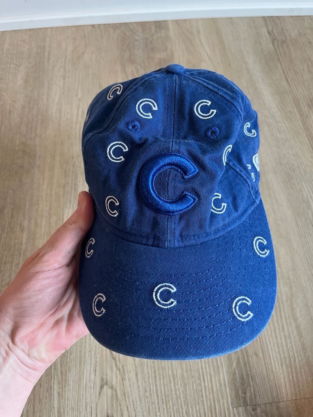 Chicago Cubs, New Era, All Over Embroidered Logo Youth Hat, Game Day, Blue 5