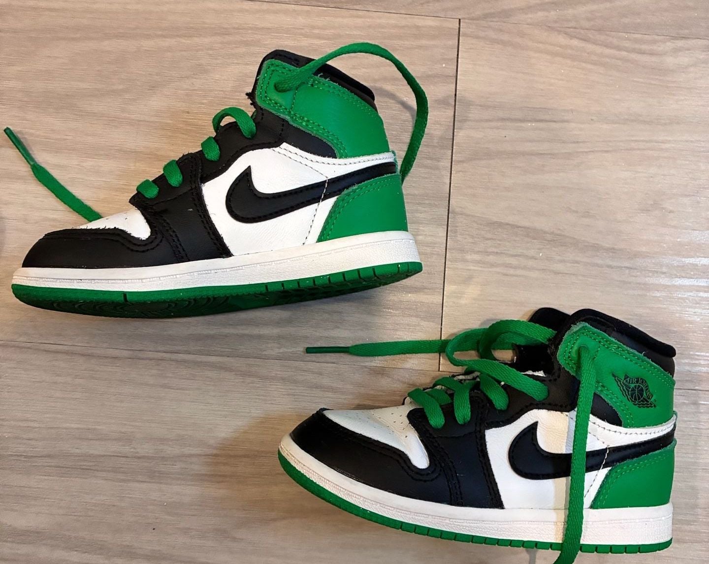 Nike Air Jordan 1 Retro High OG Lucky Green Size 8C Toddler 6