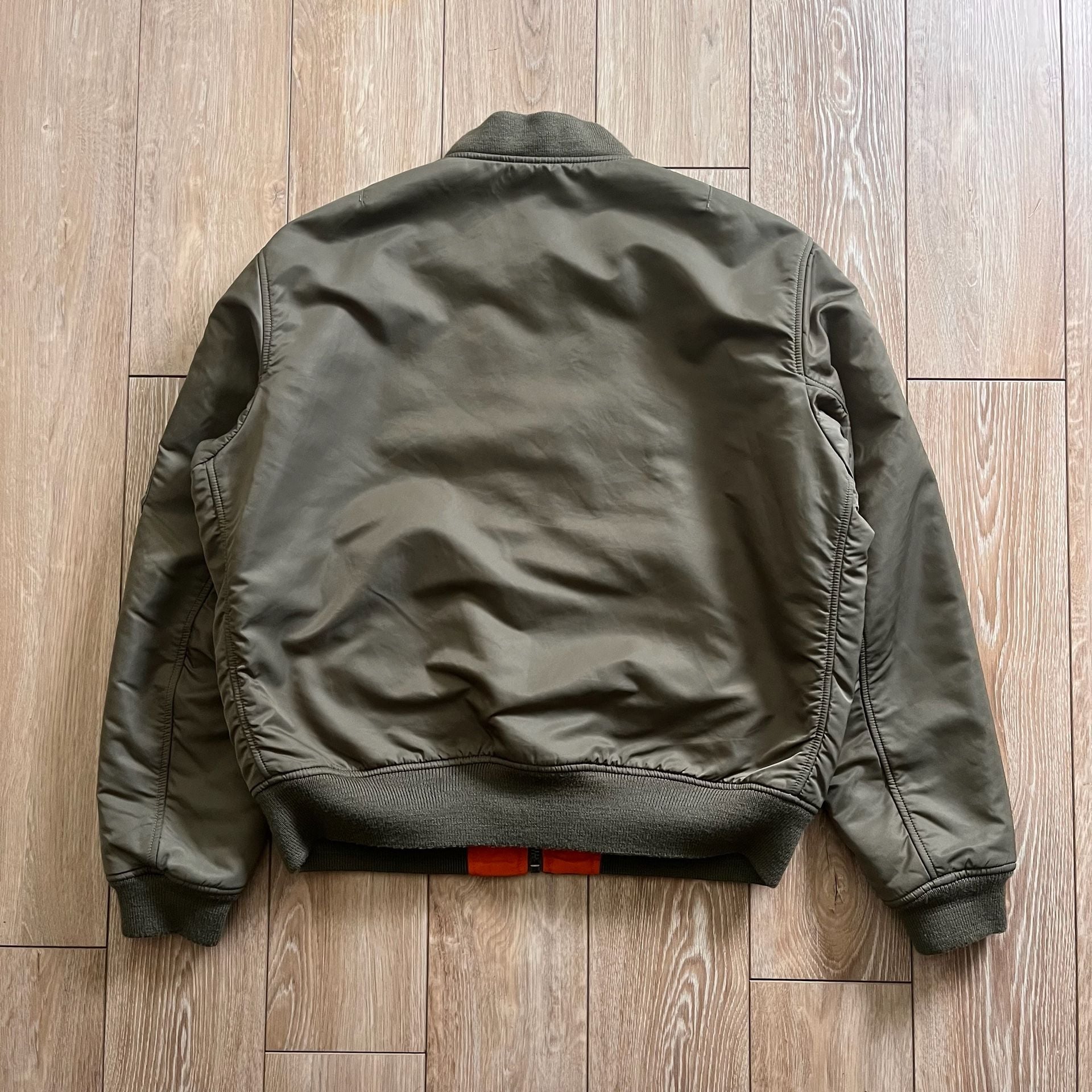 Polo Ralph Lauren MA-1 Flight Jacket Green Military Patches 8