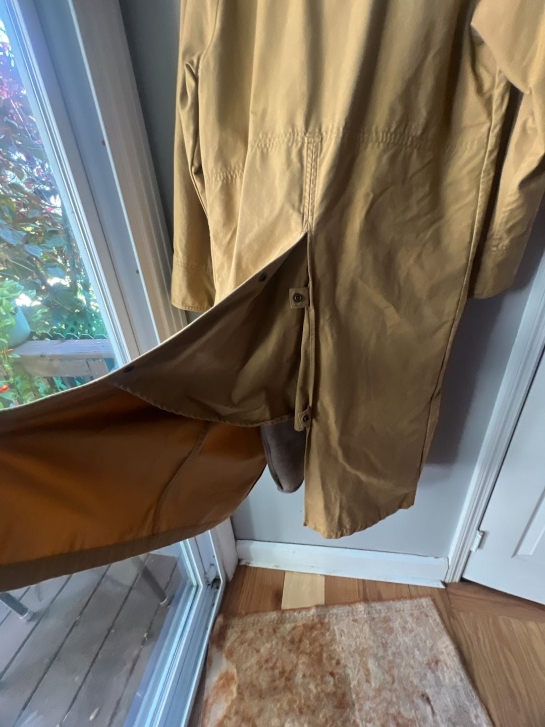 Cabela's Canvas Trench Coat Size S Reg Tan 10