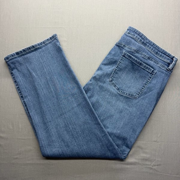 Buffalo David Bitton Alyssa Straight Leg Jeans Size 16/36 Blue Denim