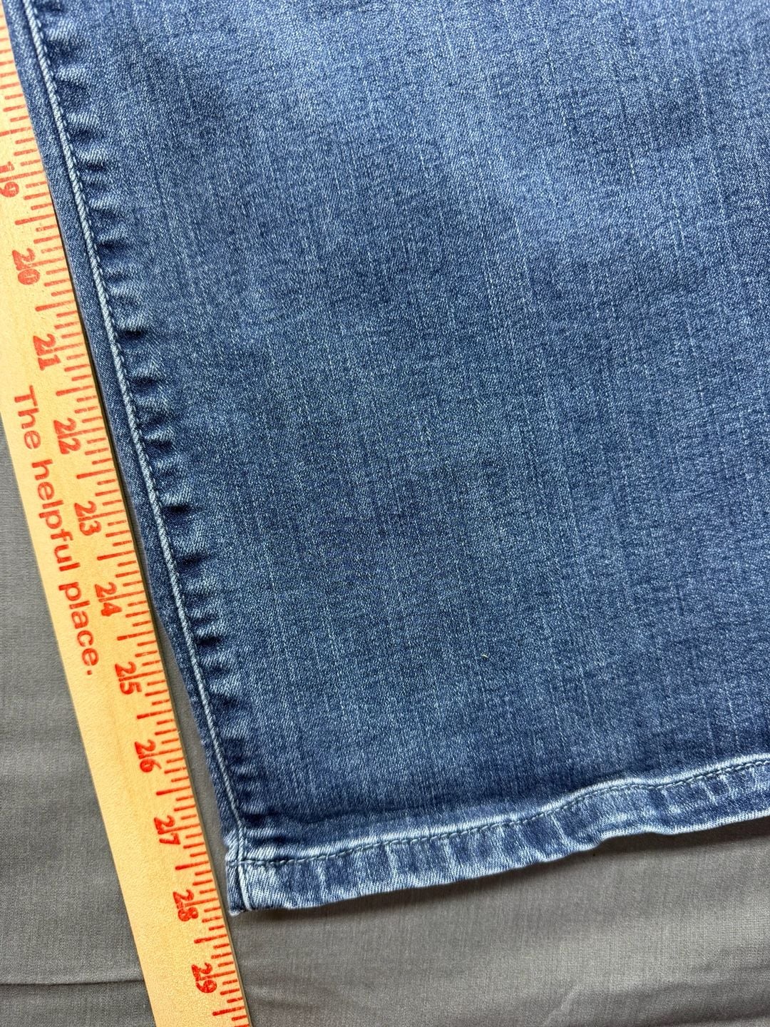 Buffalo David Bitton Alyssa Straight Leg Jeans Size 16/36 Blue Denim 8
