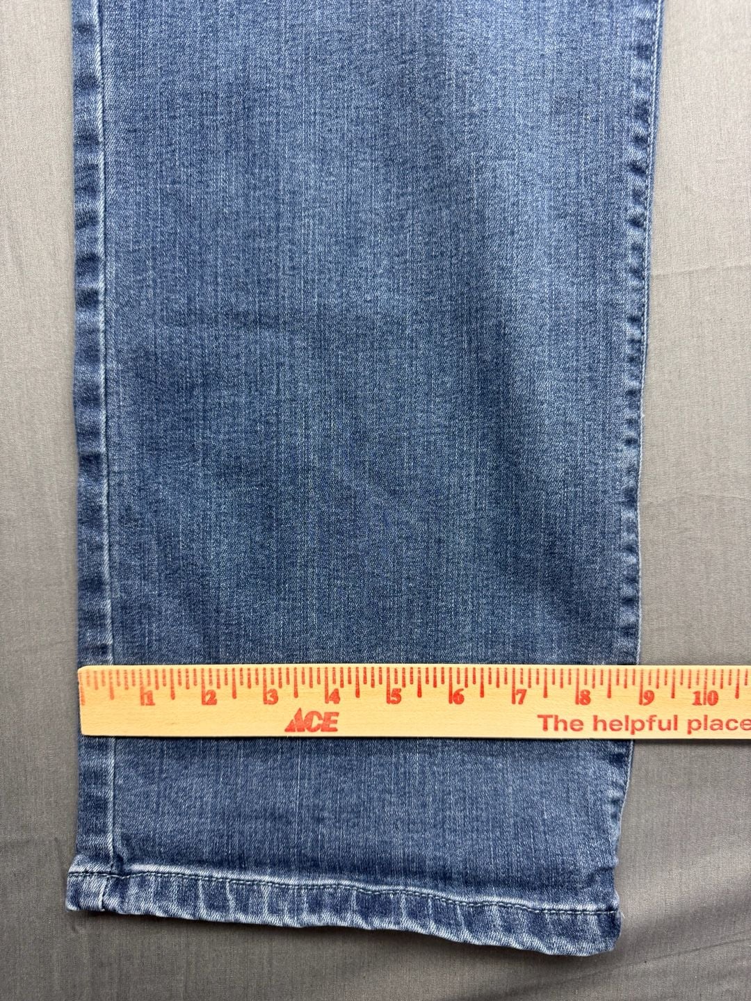 Buffalo David Bitton Alyssa Straight Leg Jeans Size 16/36 Blue Denim 9