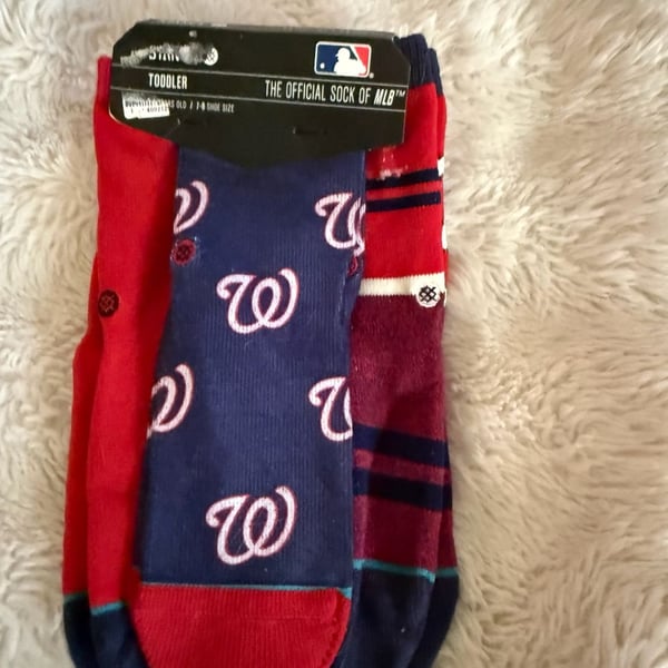 Stance Washington Nationals Toddler 7-8 Shoe Size