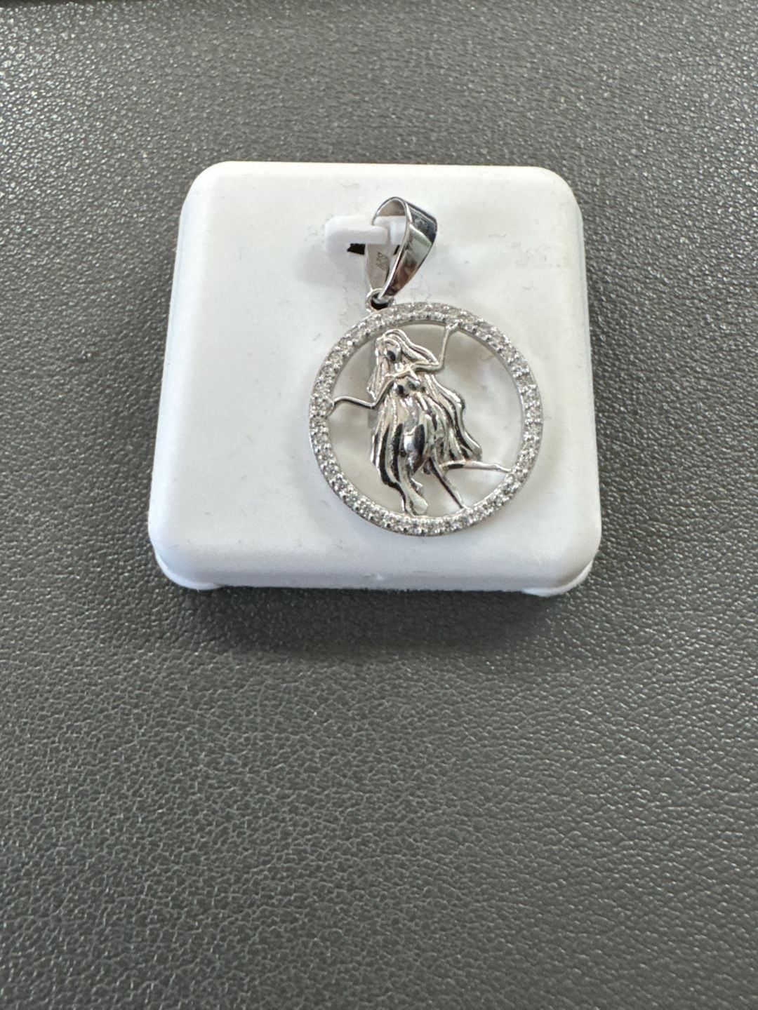 Moissanite 925 Silver Virgo 0.25CTW Pendant 2