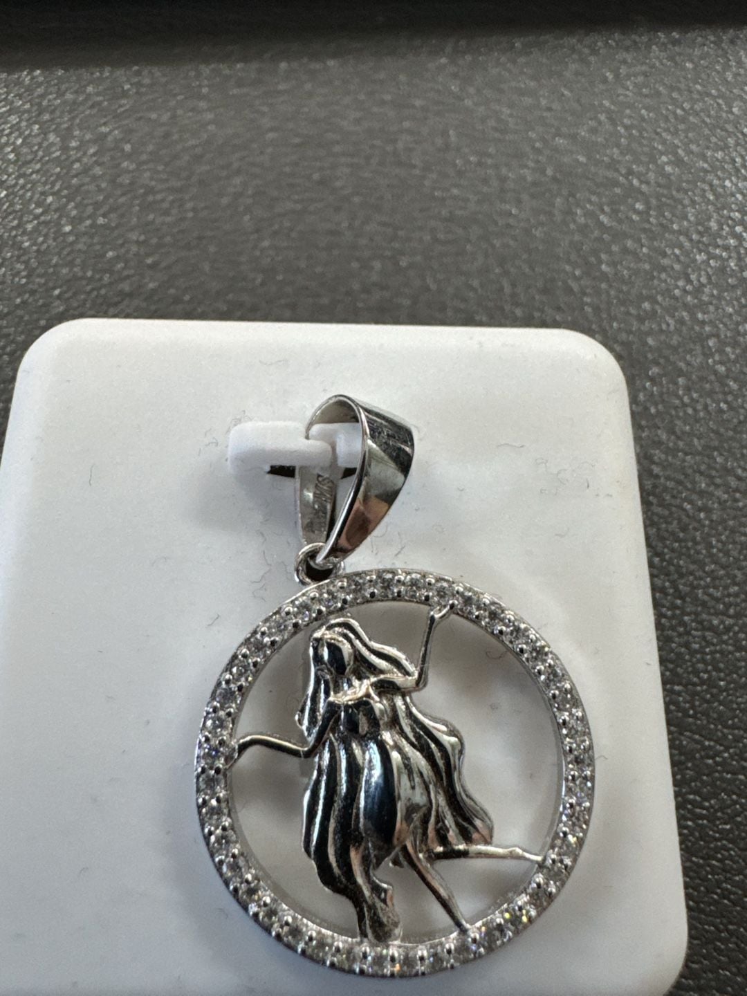Moissanite 925 Silver Virgo 0.25CTW Pendant 3