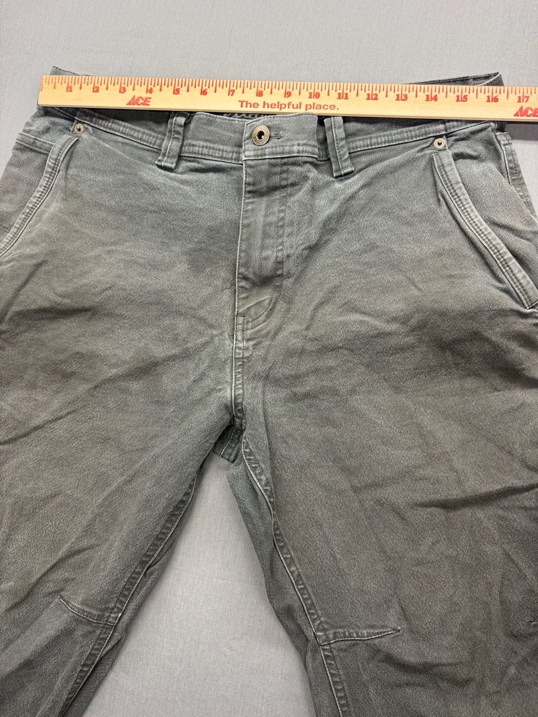 Eddie Bauer Carpenter Pants Gray Workwear Utility Jeans 7