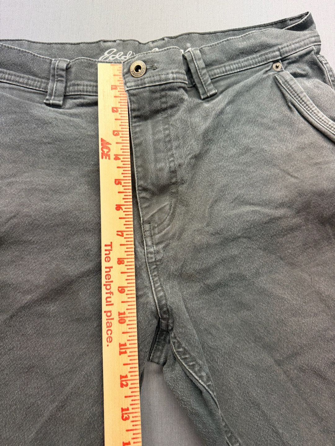 Eddie Bauer Carpenter Pants Gray Workwear Utility Jeans 8