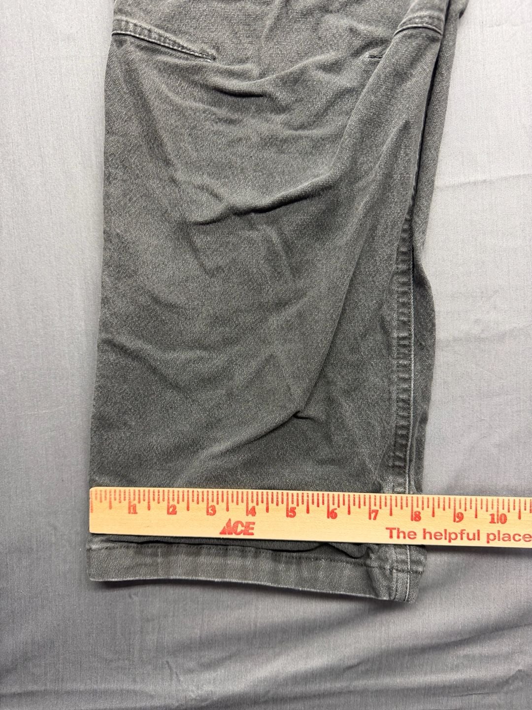 Eddie Bauer Carpenter Pants Gray Workwear Utility Jeans 10