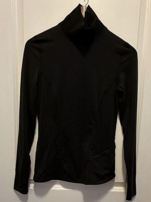 Terramar Climasense 2.0 Turtleneck Size S Black Long Sleeve Top 2