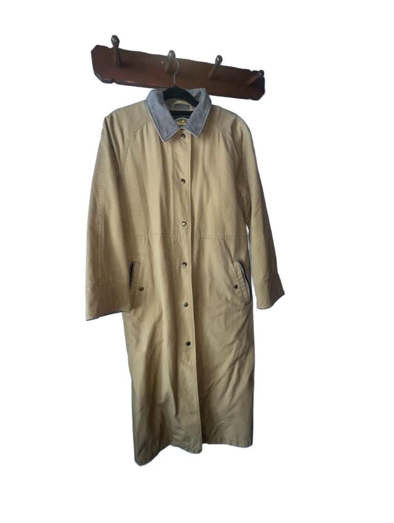 Cabela's Canvas Trench Coat Size S Reg Tan 4