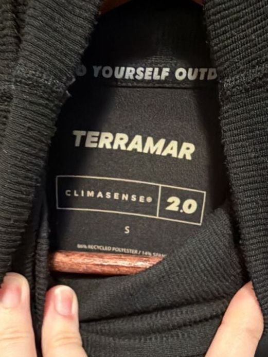Terramar Climasense 2.0 Turtleneck Size S Black Long Sleeve Top 3