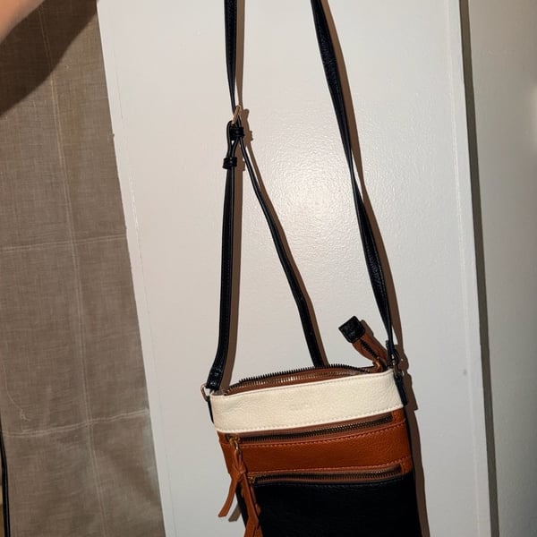 CLUCI Crossbody Bag Multi-Color Leather Handbag