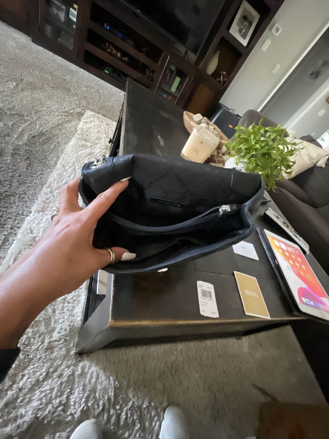 Michael Kors Black Peyton Quilted Medium 6