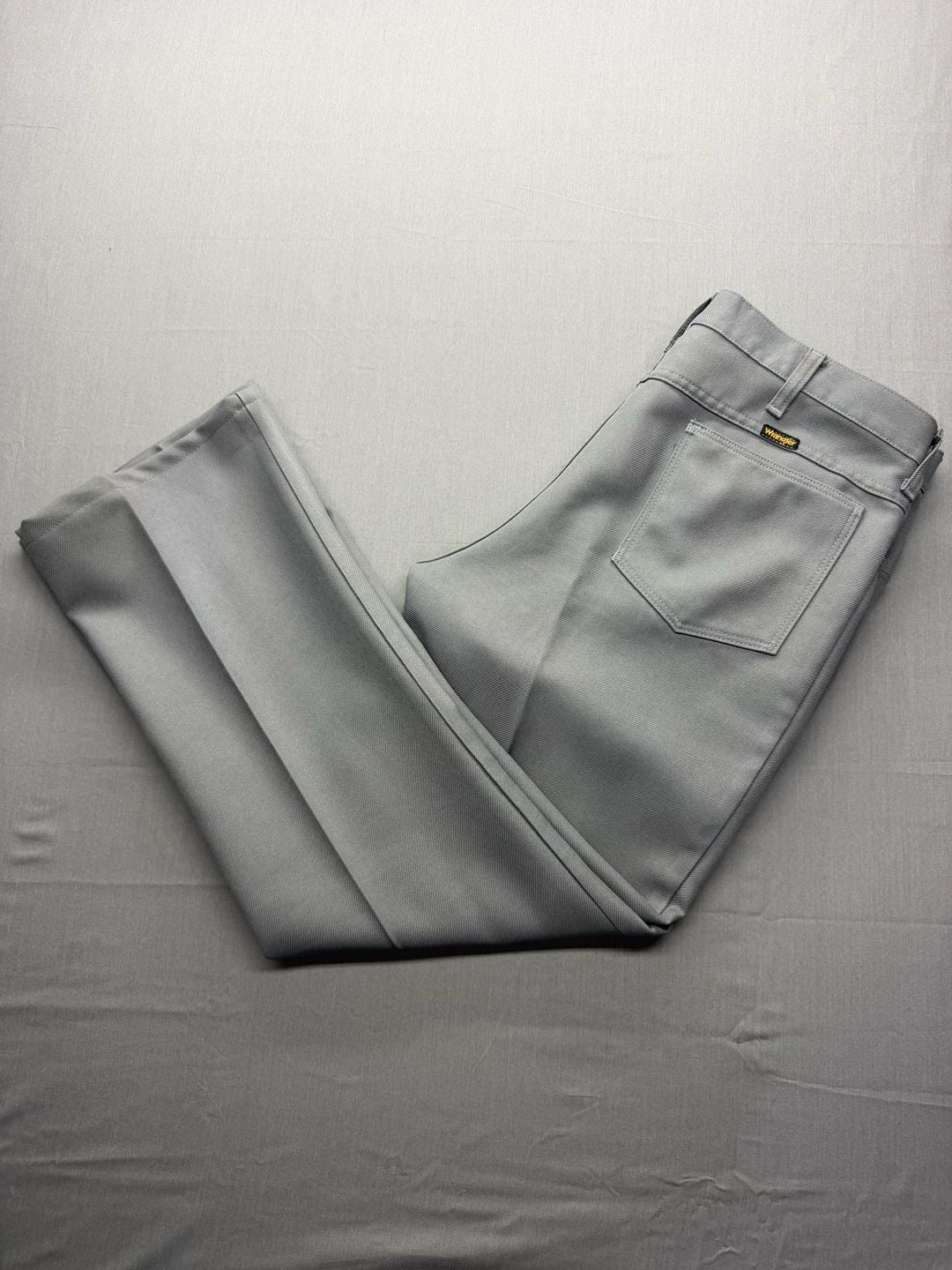 Wrangler Western Dress Pants Gray Polyester 2