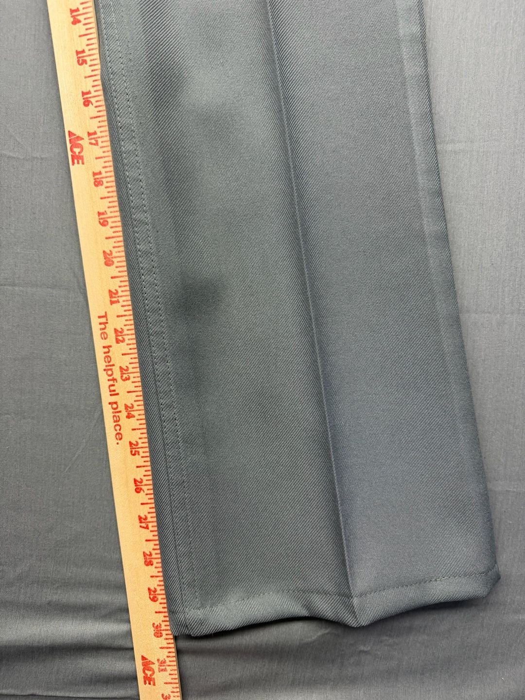 Wrangler Western Dress Pants Gray Polyester 8