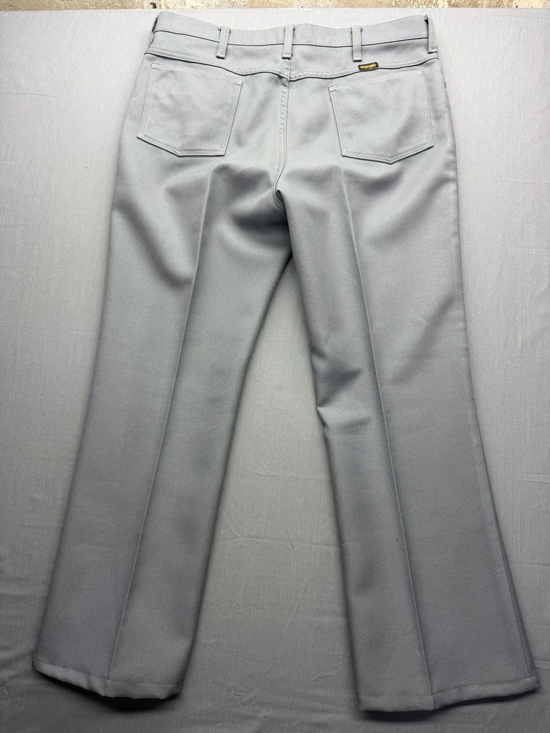 Wrangler Western Dress Pants Gray Polyester 11