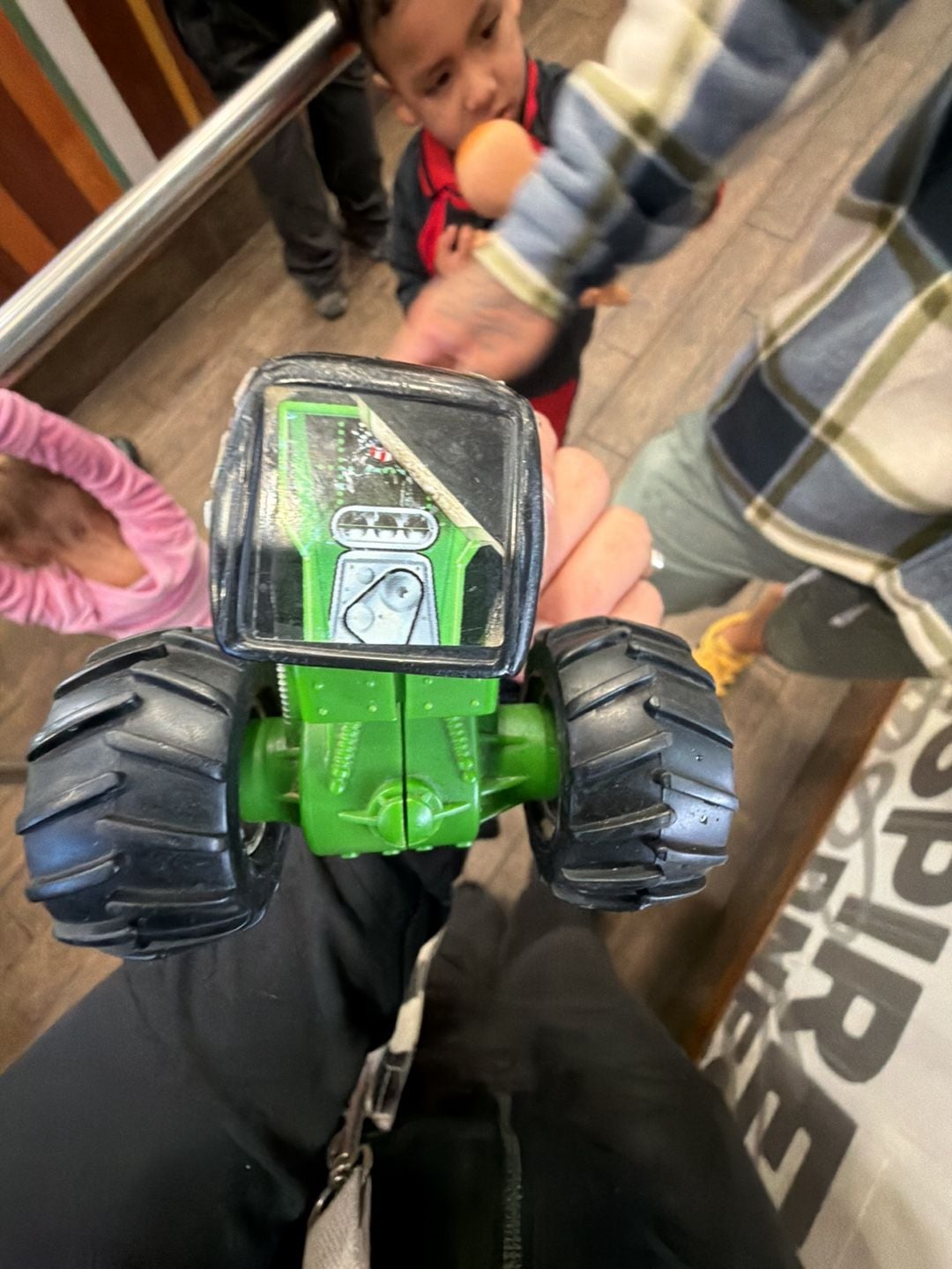 Mattel Grave Digger Friction Monster Truck Black Green 6