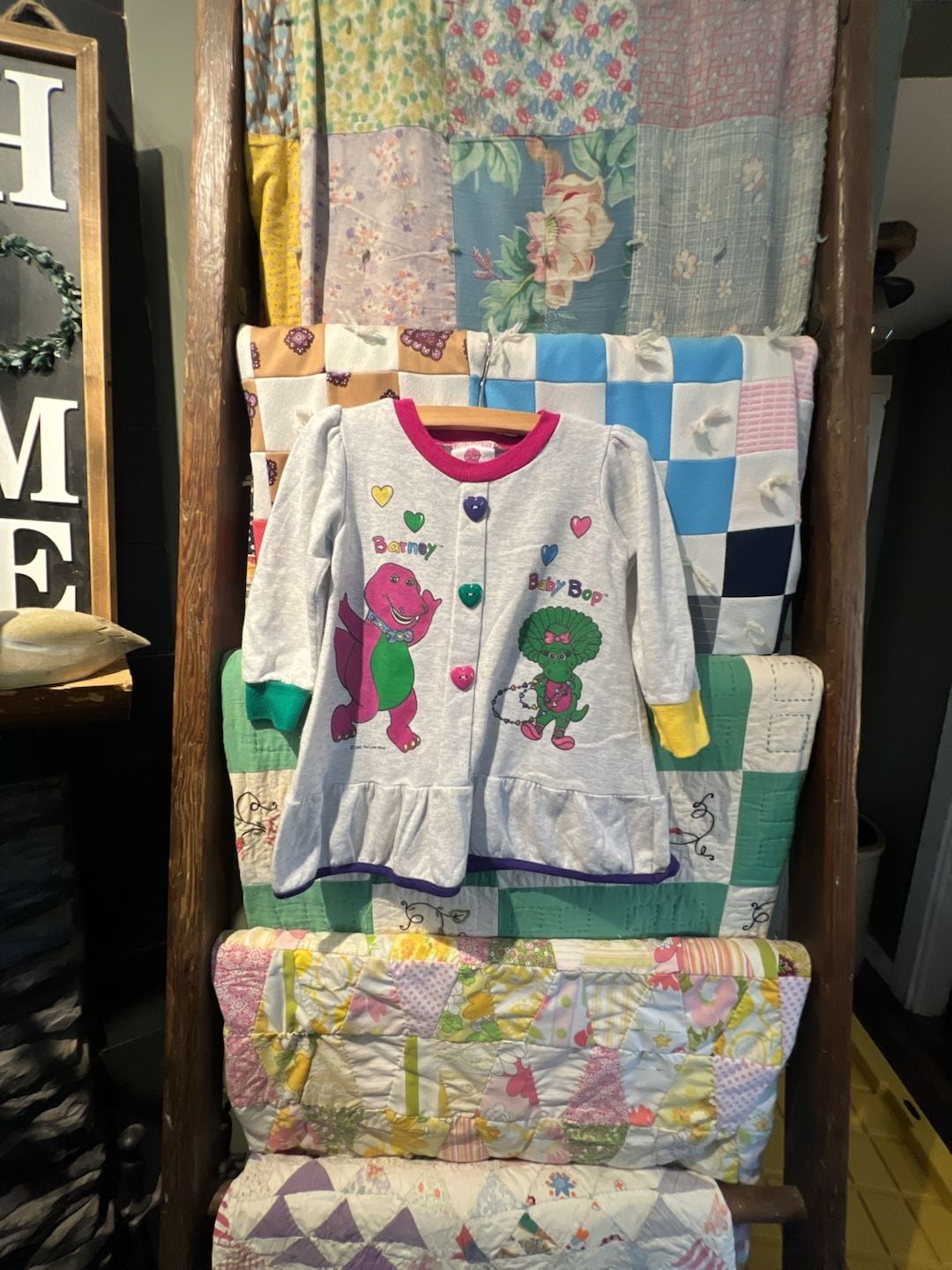 Barney Dress Size 2T Vintage 1992 The Lyons Group Baby Bop 2