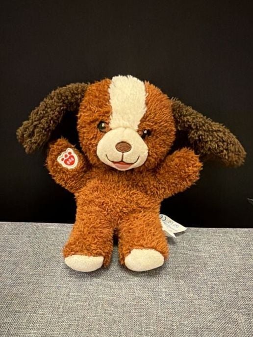 Build-A-Bear Mini Beans Playful Pup Plush Brown Dog Stuffed Animal 1