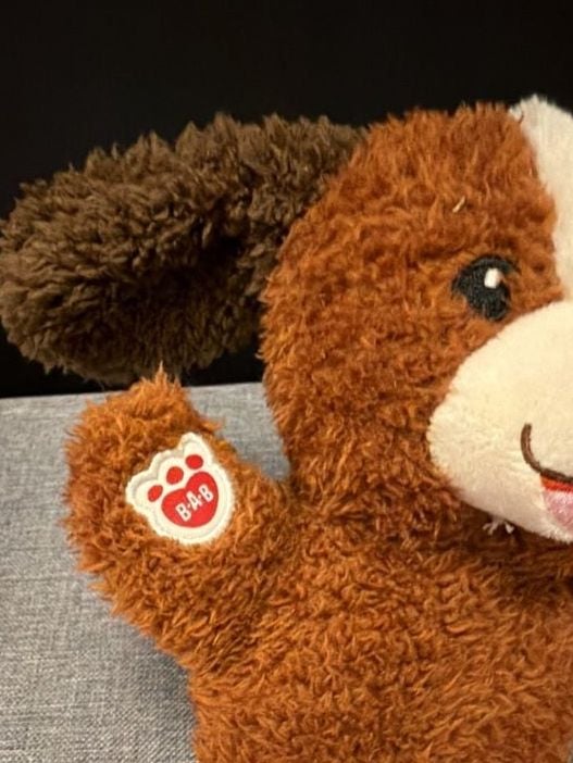 Build-A-Bear Mini Beans Playful Pup Plush Brown Dog Stuffed Animal 2