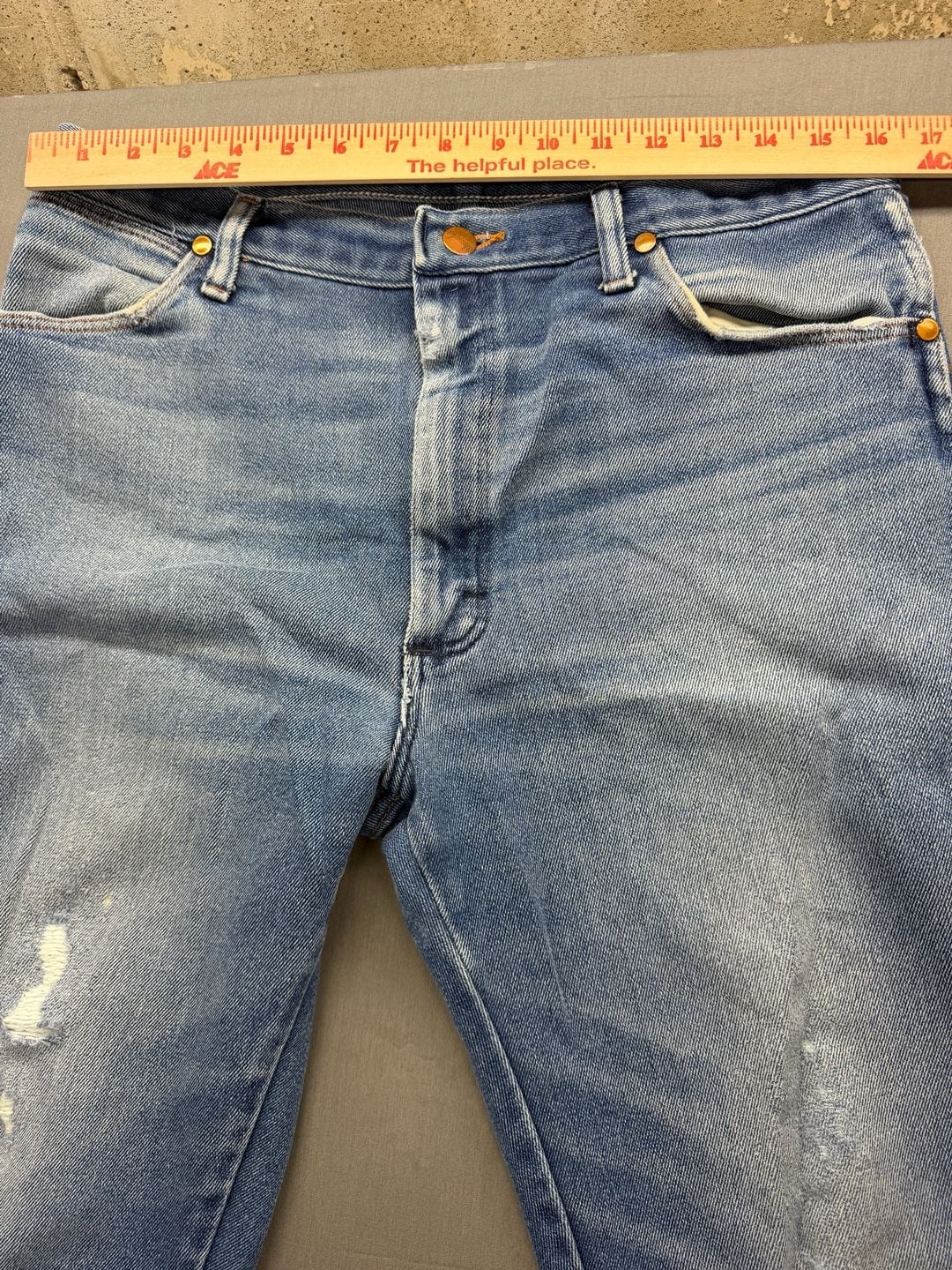 Wrangler Cowboy Cut Denim Jeans Blue 4