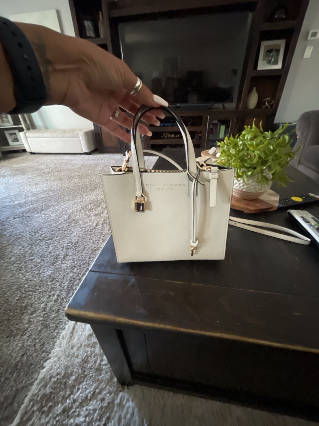 New 100% Authentic Marc Jacobs Mini Grind Handbag Retail $ 350 2