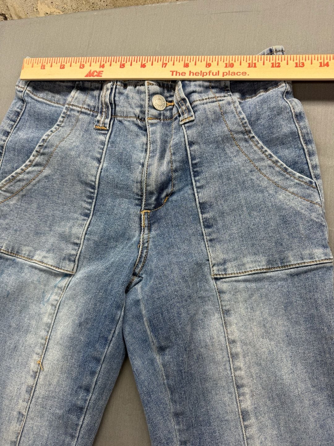 Madden Girl Denim Jeans Light Wash Blue 6