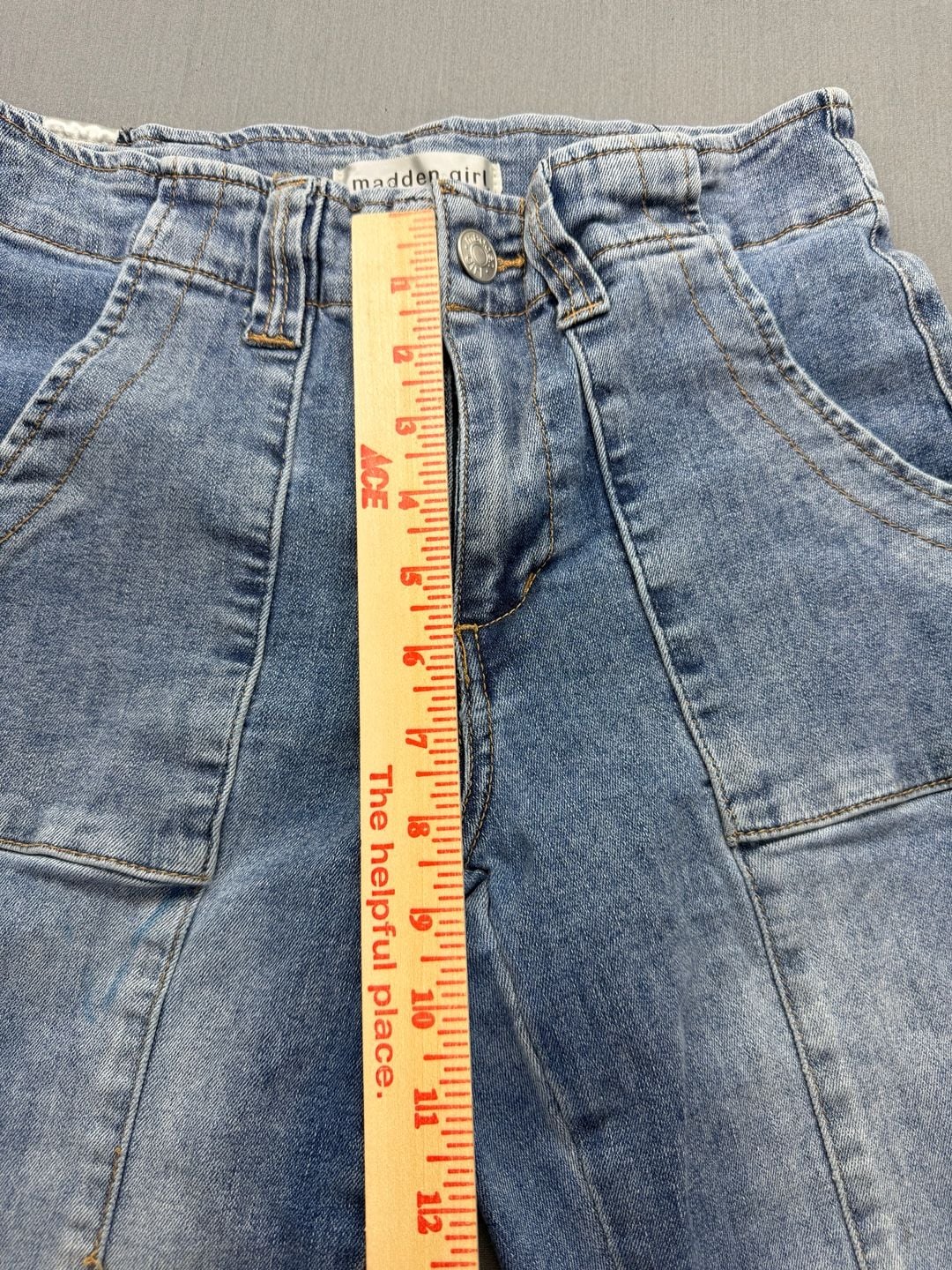 Madden Girl Denim Jeans Light Wash Blue 7