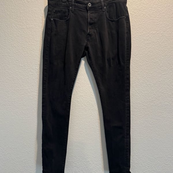 G-Star Raw Black Denim Jeans Black Denim Wash