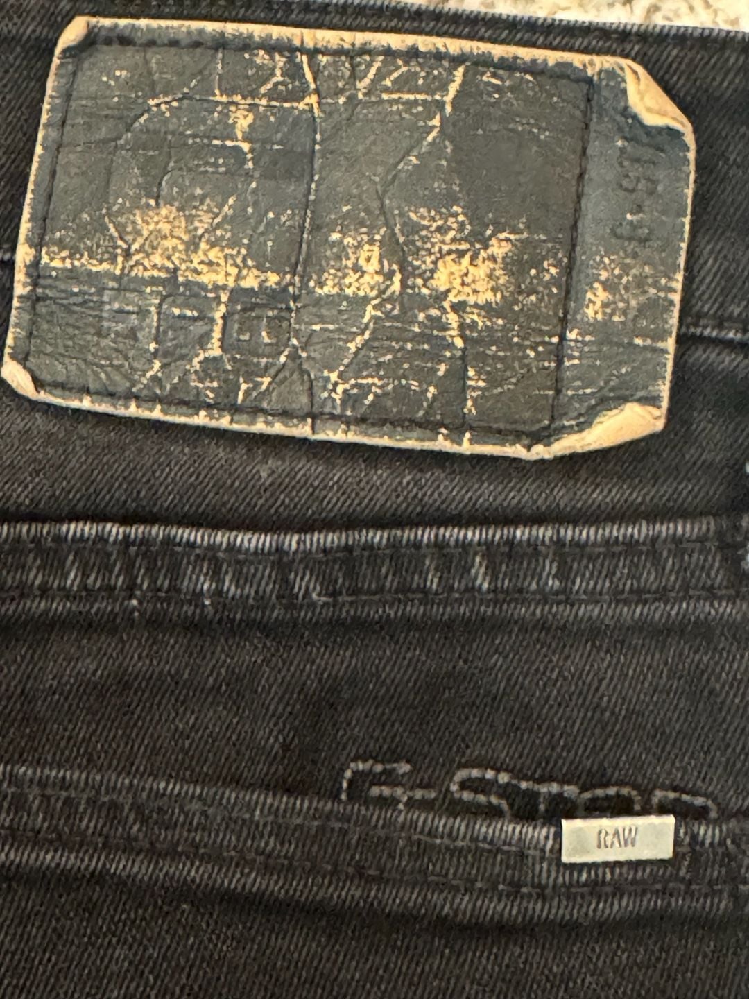 G-Star Raw Black Denim Jeans Black Denim Wash 8