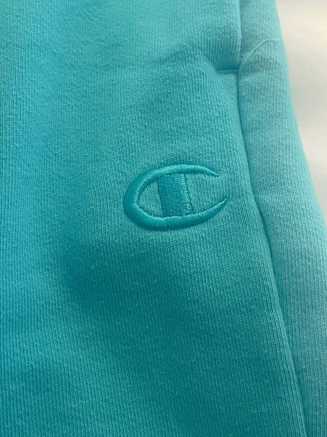Champion French Terry Short Size L Aqua Blue 3
