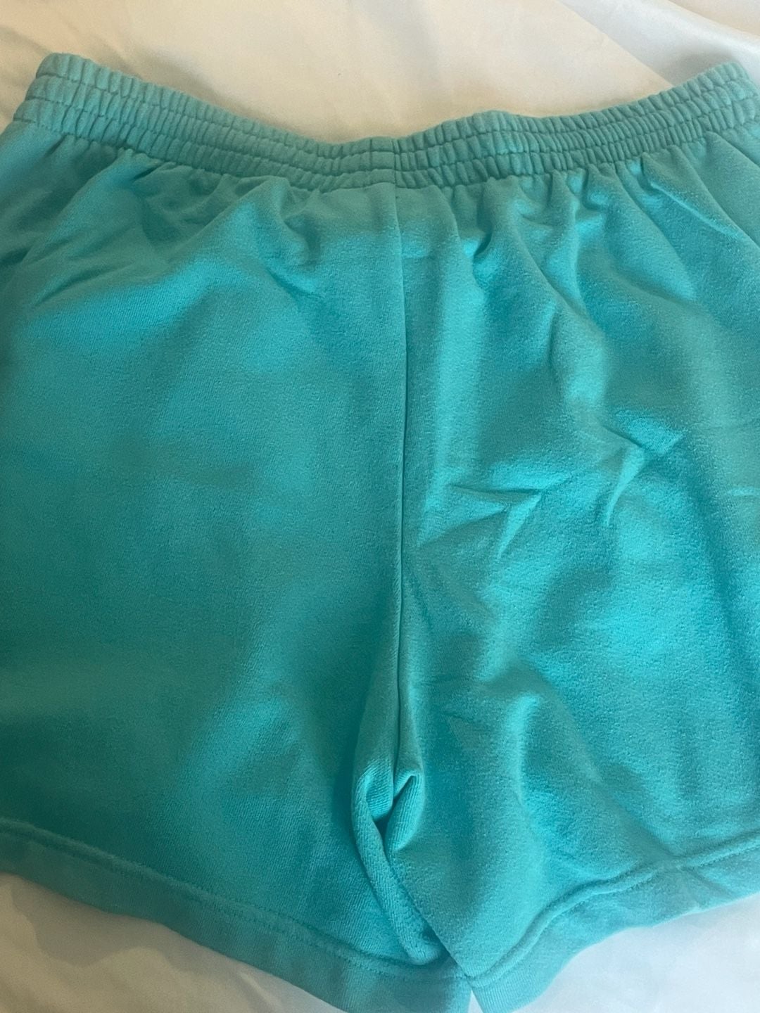 Champion French Terry Short Size L Aqua Blue 6