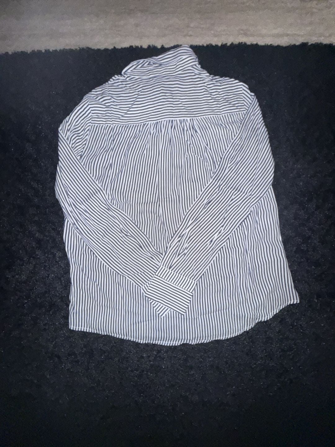 Philosophy Button-Up Shirt Size S Blue White Striped Long Sleeve New 5