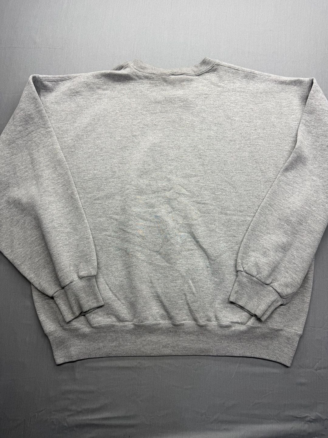Russell Athletic Sweatshirt Gray V-Neck 1902 Embroidered Logo 9