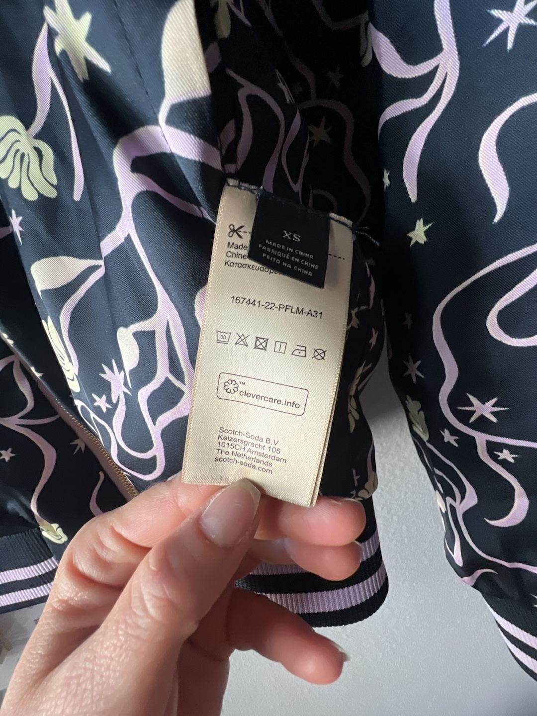 Scotch & Soda Reversible Bomber Jacket Size XS 3