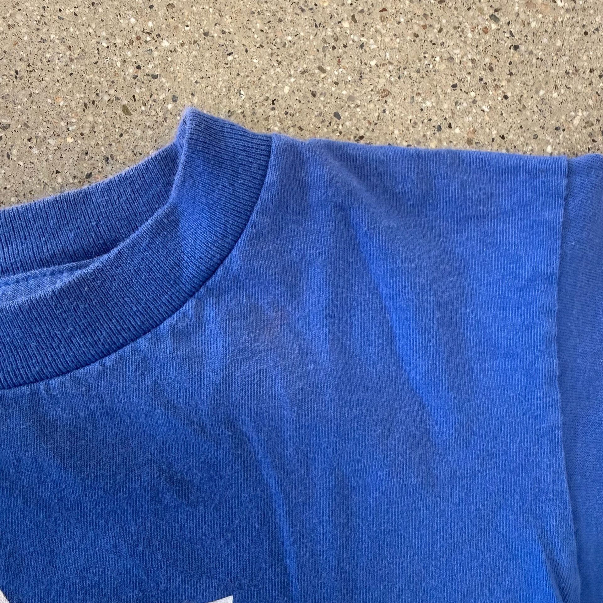 Crown Of Thorns Graphic Jesus Tee Style Blue Kids Medium 9/10 4