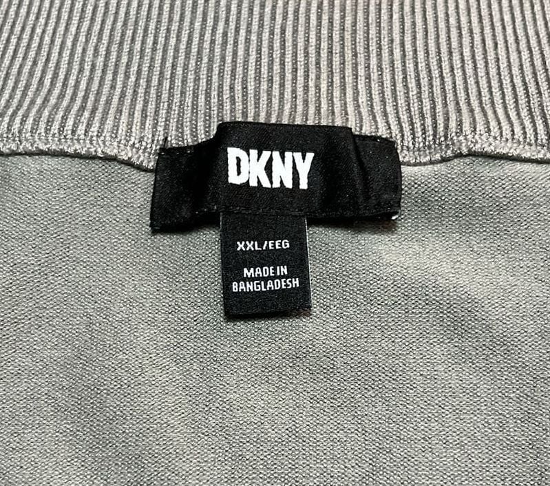DKNY Short Sleeve V-Neck Sweater Size XXL Sage Green Knit Pullover 5