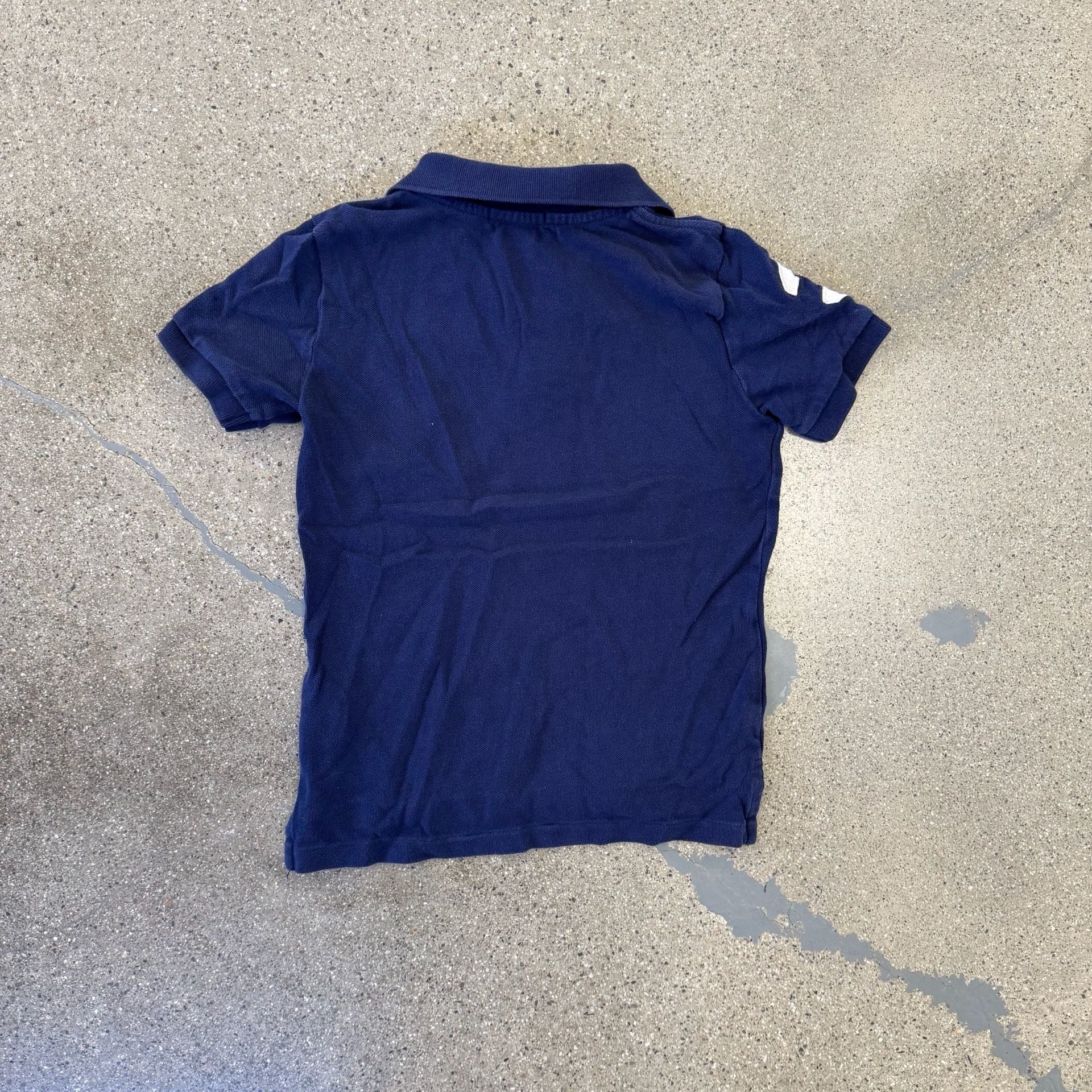 Polo Ralph Lauren Kids Big Pony Navy Cotton Tee Size 6  7