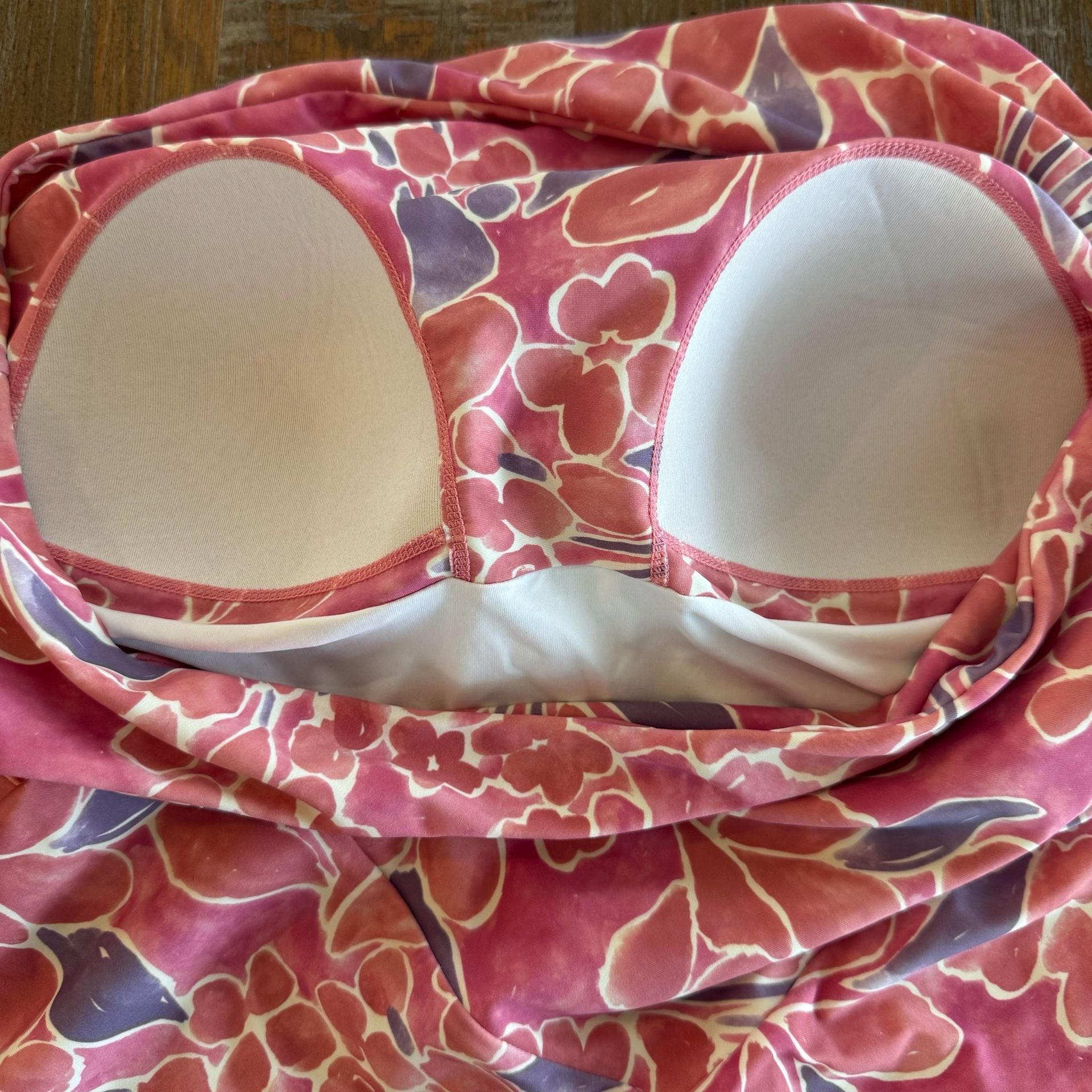 Summersalt One-Shoulder One Piece Swimsuit Size 10 Pink Floral 6