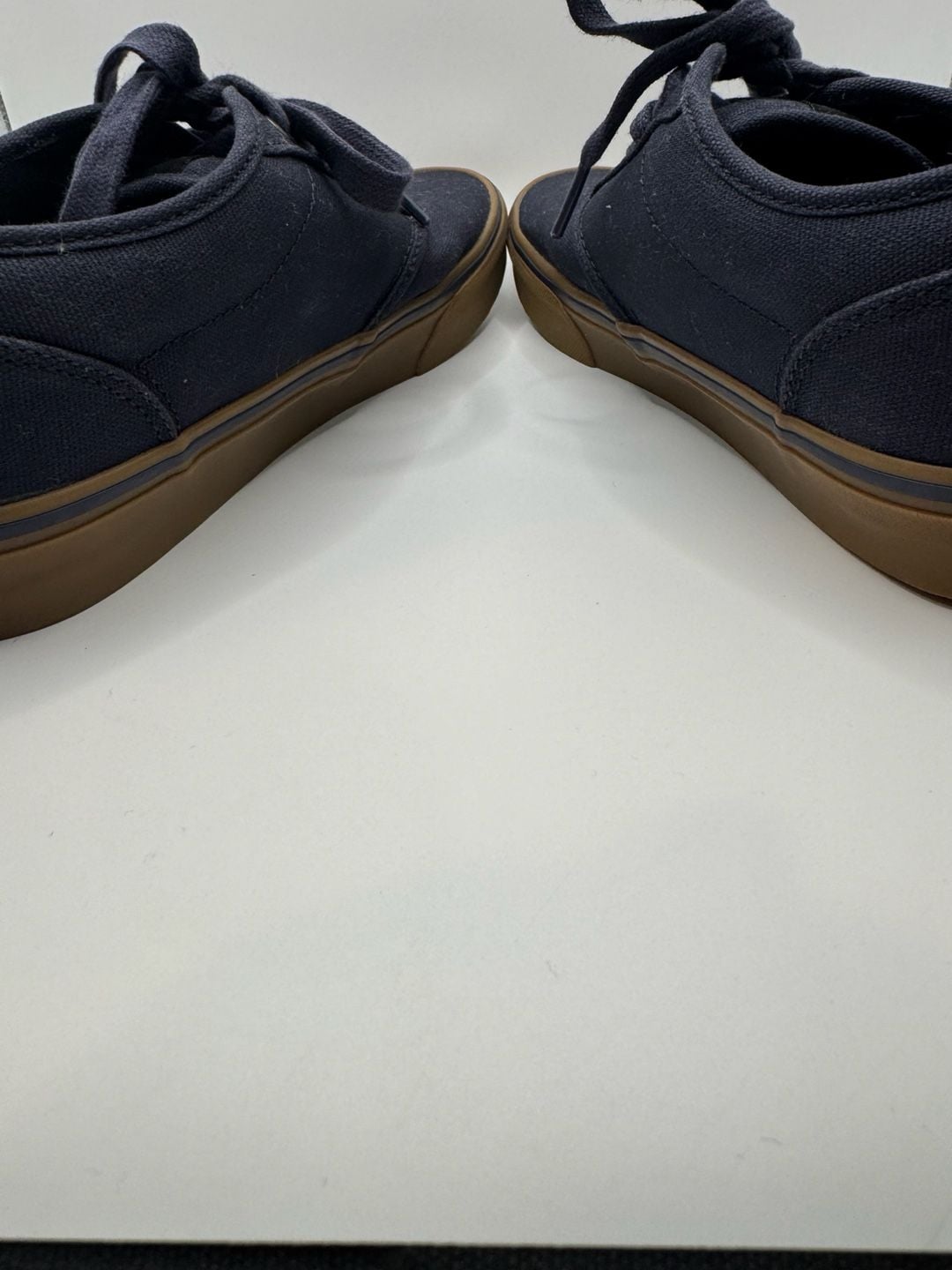 Vans Atwood Navy Gum Canvas Skate Shoes 9