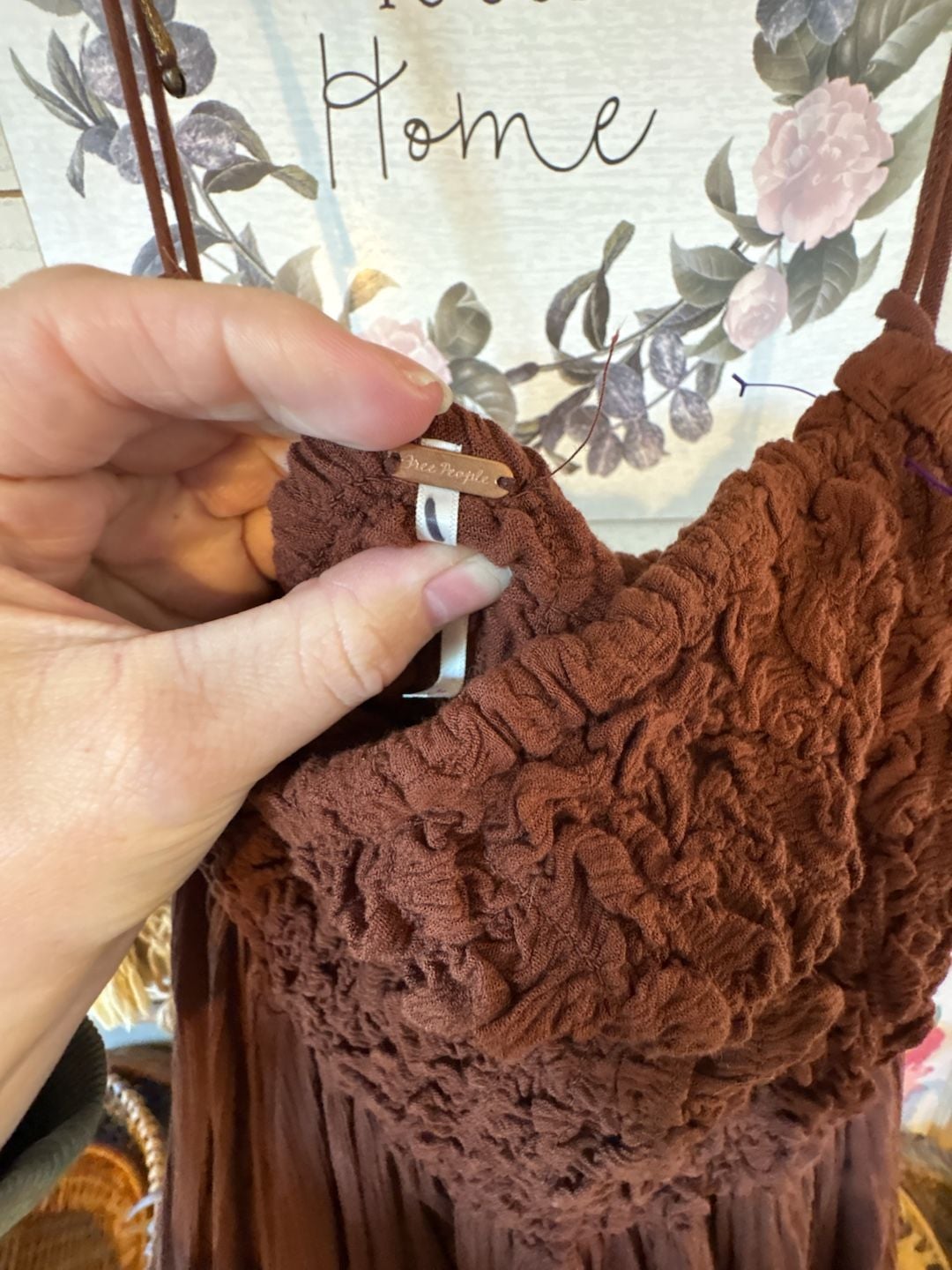 Free people brown maxi dress 3