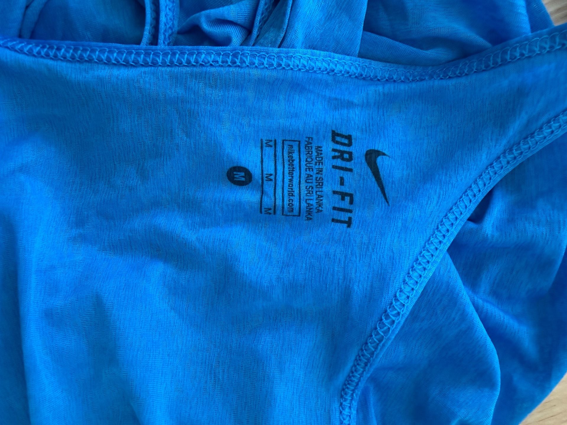 Nike Dri-FIT Cool Breeze Running Tank Top Size M Blue 7